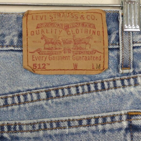 Vintage Levi's 512 Light Wash Jeans Womens 11 JR. Slim Fit Straight Leg 80s 90s - Picture 6 of 16